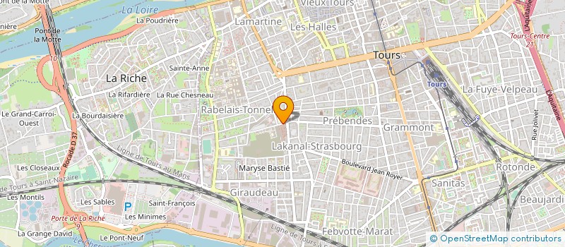 localisation de l'entreprise WORLD OMNIUM SERVICES SA  TOURS