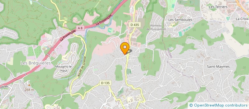 localisation de l'entreprise WORLD PADEL QUEST  VALLAURIS