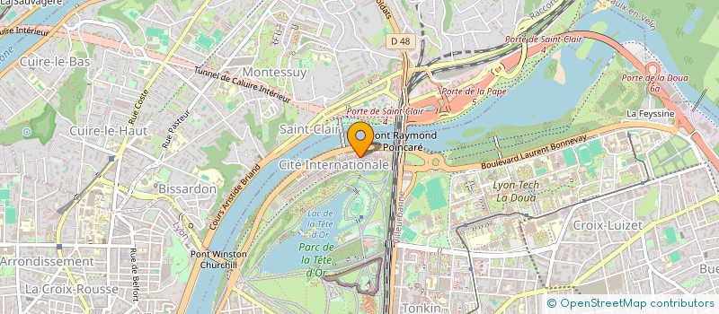 localisation de l'entreprise WORLD PREVENTION ALLIANCE à LYON