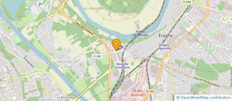 localisation de l'entreprise WORLD PRP FRANCE  NEUVILLE-SUR-OISE