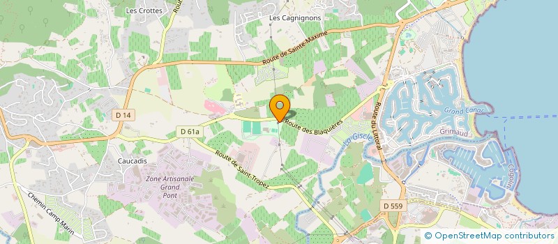 localisation de l'entreprise WORLD RACING EVENT à GRIMAUD