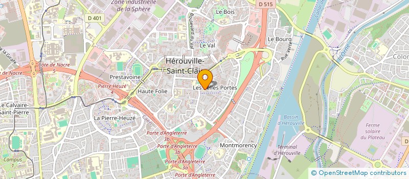 localisation de l'entreprise WORLD RADIO NORMANDY CAEN - WRNC à HEROUVILLE SAINT CLAIR