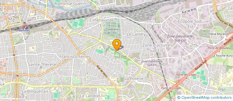 localisation de l'entreprise WORLD SERVICES à RENNES
