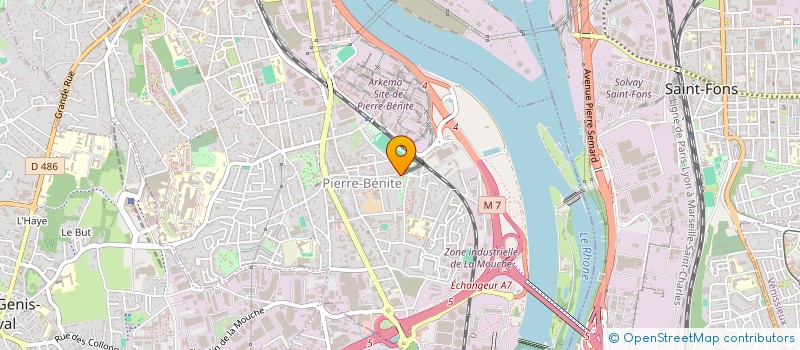 localisation de l'entreprise WORLD SHOP IMMO  OULLINS-PIERRE-BENITE