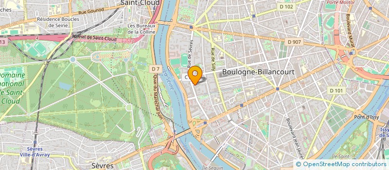 localisation de l'entreprise WORLD SHUTTLE à BOULOGNE-BILLANCOURT