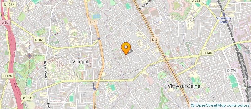 localisation de l'entreprise WORLD SOLIDARITY à VITRY-SUR-SEINE