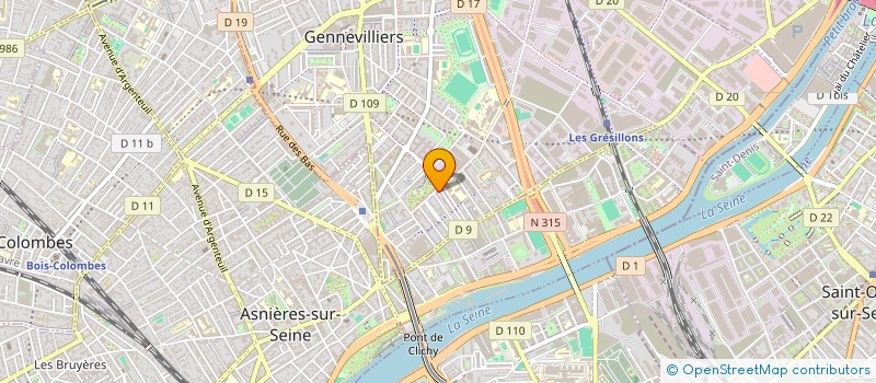 localisation de l'entreprise WORLD SPORTS MANAGEMENT COUNCIL  GENNEVILLIERS