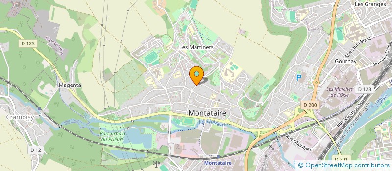 localisation de l'entreprise WORLD STADIUM  MONTATAIRE