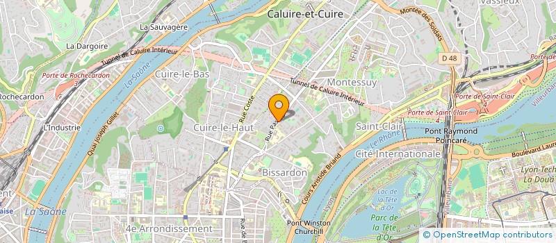 localisation de l'entreprise WORLD STREET  CALUIRE-ET-CUIRE