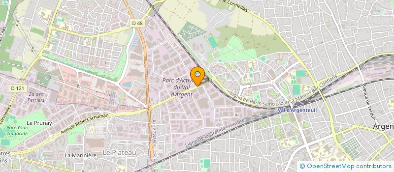 localisation de l'entreprise WORLD TEL  ARGENTEUIL