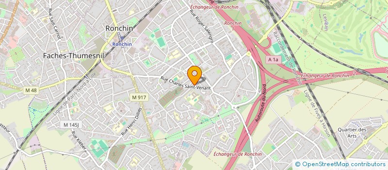 localisation de l'entreprise WORLD THERMIE  RONCHIN