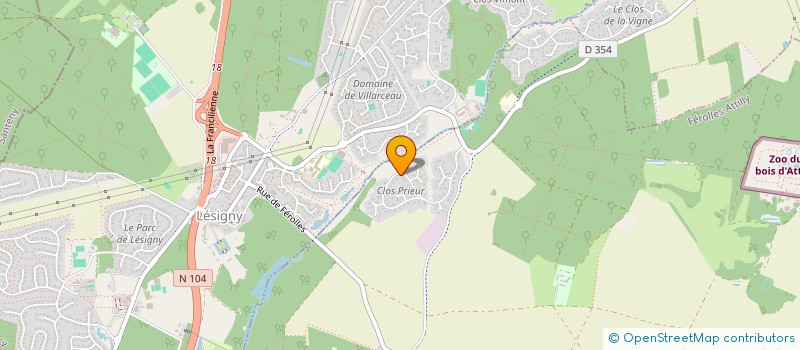 localisation de l'entreprise WORLD TOUR CLUB ASSOCIATION  FEROLLES-ATTILLY