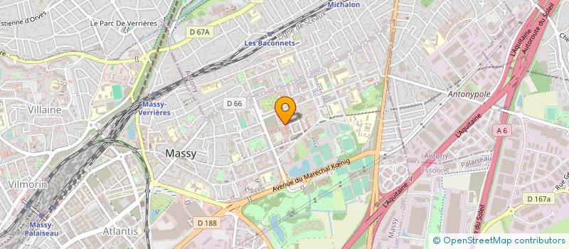 localisation de l'entreprise WORLD TRADING MENAGEMENT COMMERCE à MASSY