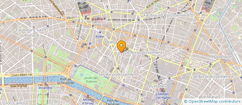 localisation de l'entreprise WORLD VISION VOYAGES à PARIS
