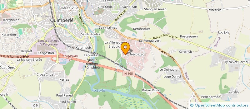 localisation de l'entreprise WORLD WASTE ENERGY à QUIMPERLE