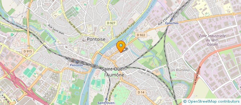 localisation de l'entreprise WORLDCONNECT  SAINT-OUEN-L'AUMONE