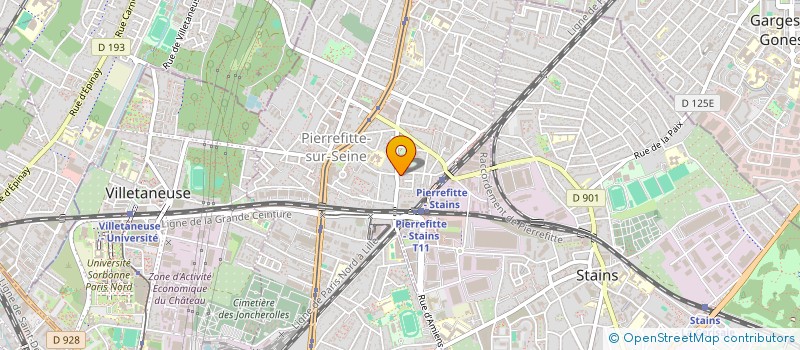 localisation de l'entreprise WORLDOFBIZ à PIERREFITTE-SUR-SEINE