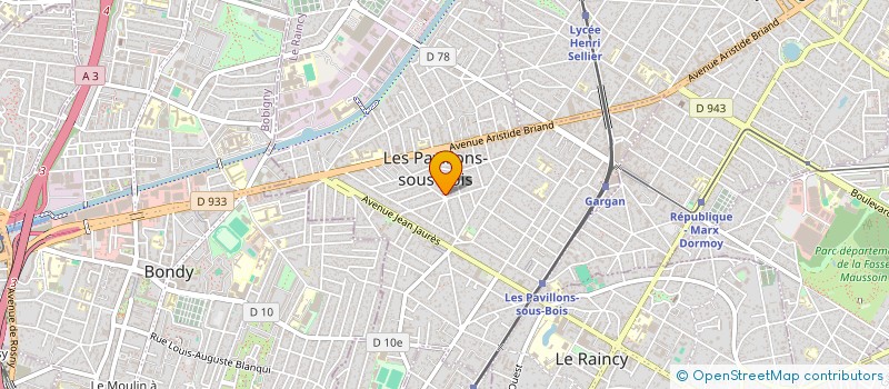 localisation de l'entreprise WORLDOFBIZ III  LES PAVILLONS-SOUS-BOIS