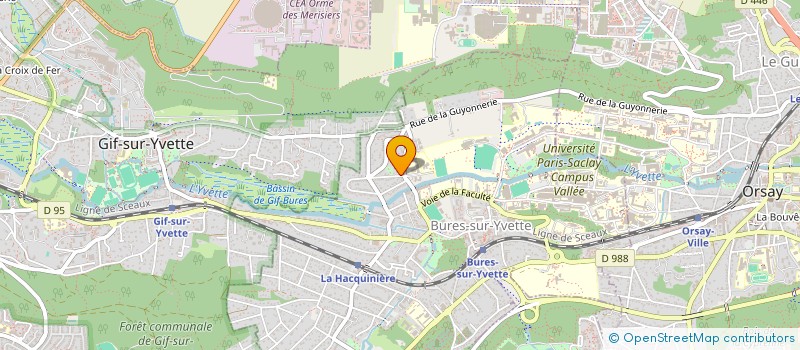 localisation de l'entreprise WORLDPRINT à BURES-SUR-YVETTE