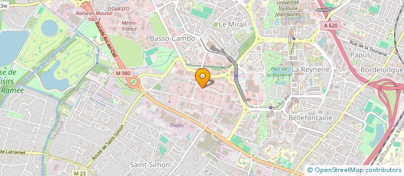 localisation de l'entreprise WORLDSPACE FRANCE à TOULOUSE