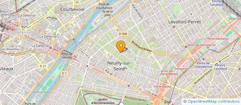 localisation de l'entreprise WORLDWELINK à NEUILLY-SUR-SEINE