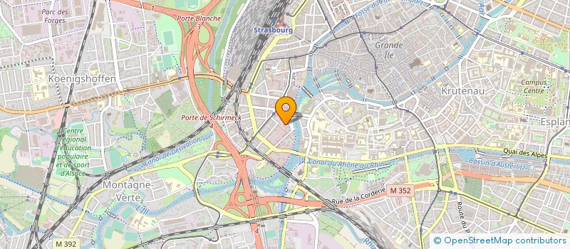 localisation de l'entreprise WORLDWIDE CLINICAL TRIALS SARL à STRASBOURG
