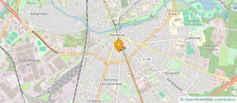 localisation de l'entreprise WORLDWIDE CONSULTING PARTNERS  LE MANS