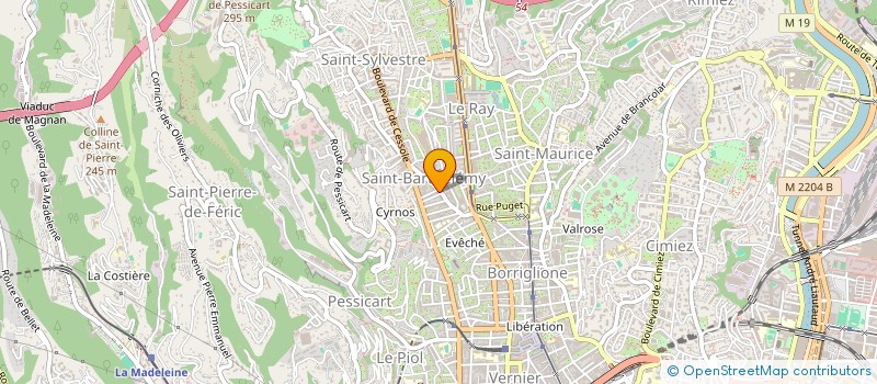 localisation de l'entreprise WORLDWIDE TRADING & CONSULTING à NICE