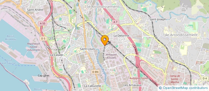 localisation de l'entreprise WORLDWIDE TRANSIT SERVICES à MARSEILLE 15EME