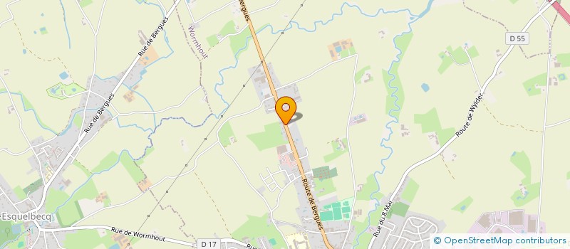 localisation de l'entreprise WORMHOUT ACTION AIR SHOOTING CLUB  WORMHOUT