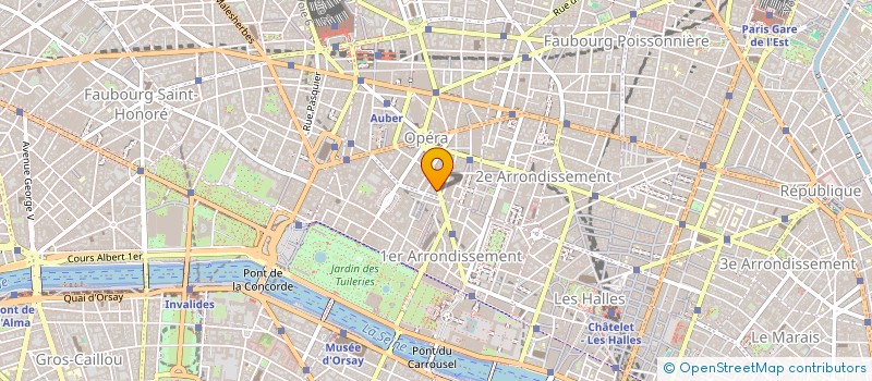 localisation de l'entreprise WORMS SA à PARIS