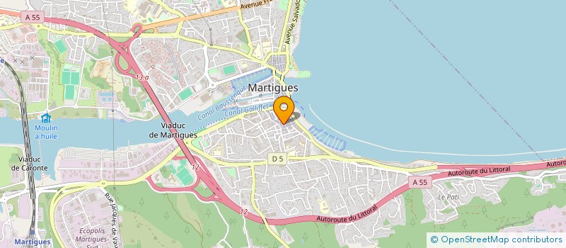 localisation de l'entreprise WOS  MARTIGUES
