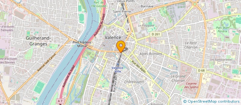 localisation de l'entreprise WOTENA  VALENCE