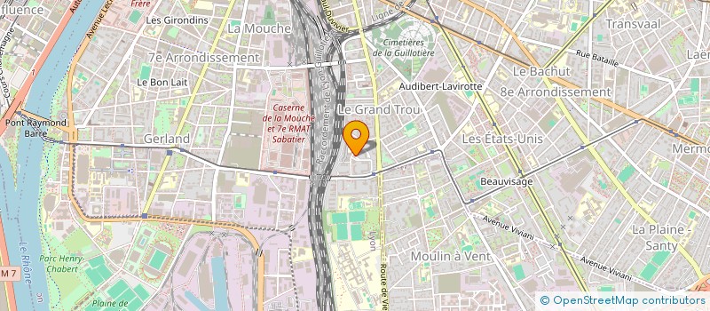 localisation de l'entreprise WOU SUSHI  LYON