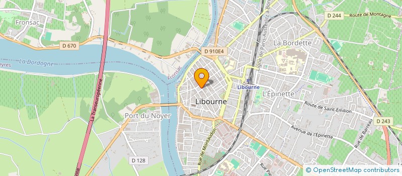 localisation de l'entreprise WOUAW, L'ADRESSE CREATIVE  LIBOURNE