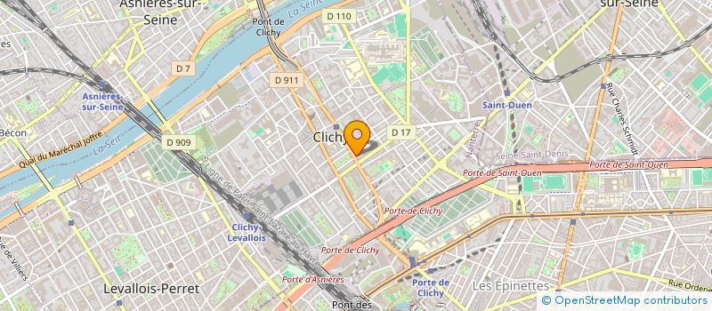 localisation de l'entreprise WOUFERS à CLICHY