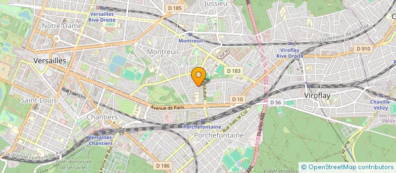 localisation de l'entreprise WOULLYX IT à VERSAILLES