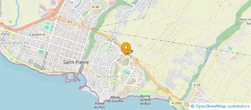 localisation de l'entreprise WOUNDI à SAINT-PIERRE