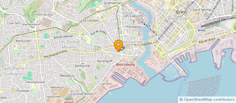 localisation de l'entreprise WOUNOUCH à BREST