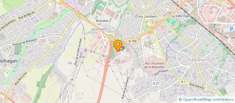 localisation de l'entreprise WOUPI 3  TREGUEUX