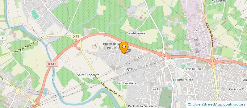 localisation de l'entreprise WOW GUITARS  BEZIERS