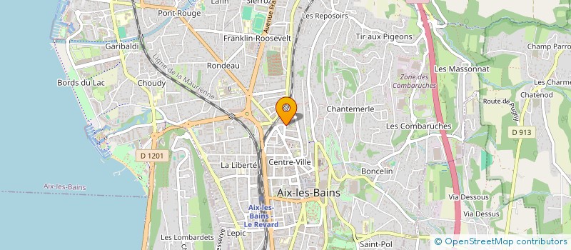 localisation de l'entreprise WOW IMMO à AIX-LES-BAINS
