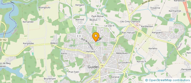 localisation de l'entreprise WOWLOC à GUIDEL
