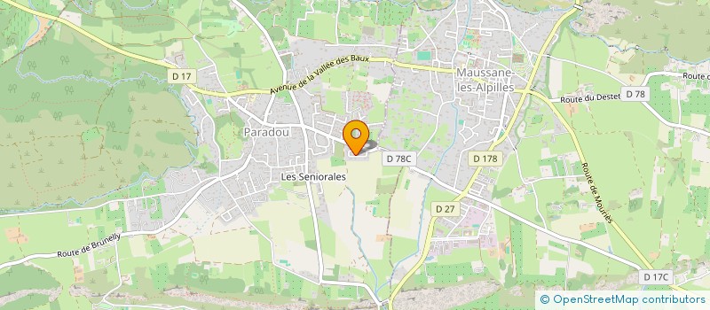 localisation de l'entreprise WOWO - WOMEN OF THE WORLD  LES BAUX-DE-PROVENCE