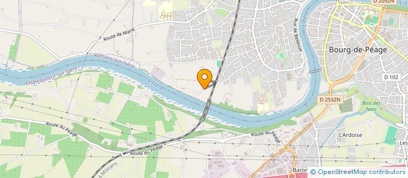 localisation de l'entreprise WOX IMMO  ROMANS-SUR-ISERE