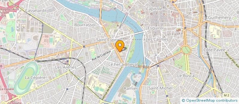 localisation de l'entreprise WOXEO à TOULOUSE