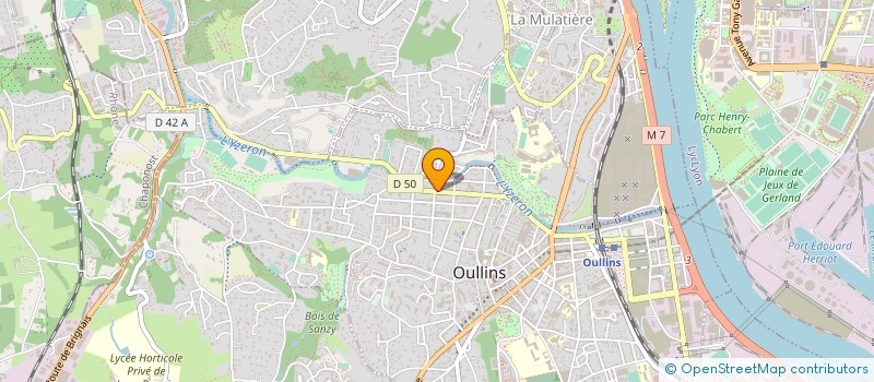 localisation de l'entreprise WOZNICZAK-GRAS  OULLINS-PIERRE-BENITE