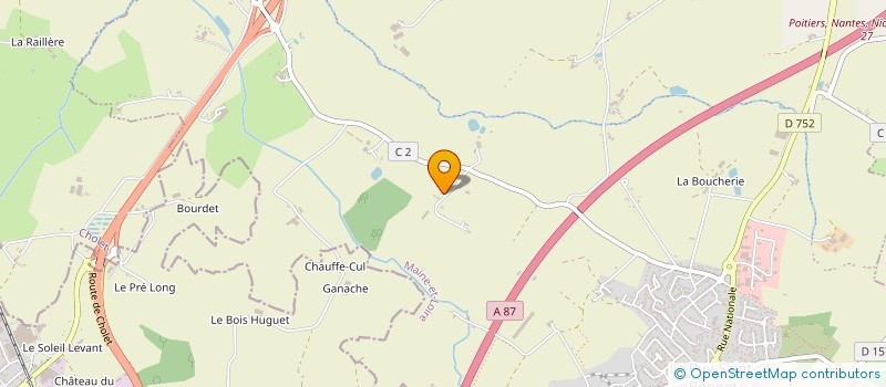 localisation de l'entreprise WP DEVELOPPEMENT à CHOLET