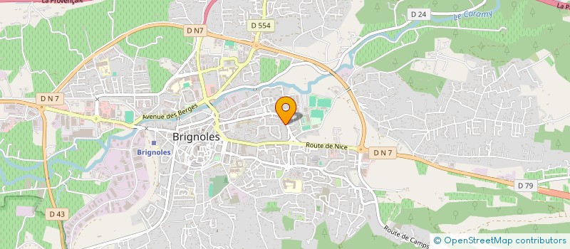 localisation de l'entreprise WP FIT UNLIMITED  BRIGNOLES