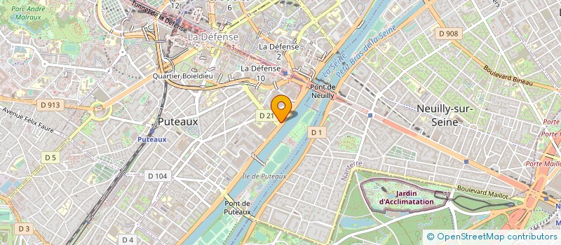 localisation de l'entreprise WP FRANCE 20  PUTEAUX